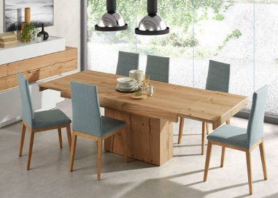 Mesas modernas madera extensibles