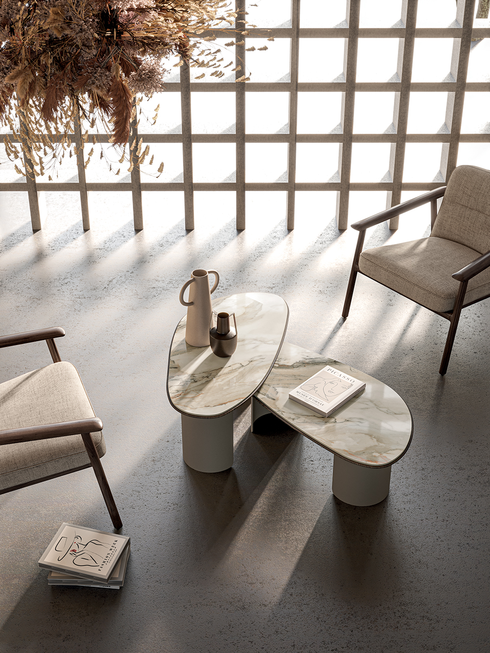 Mesa auxiliar de centro/café todo en cristal martelado en 4 tonos Diferentes medidas. Consultar