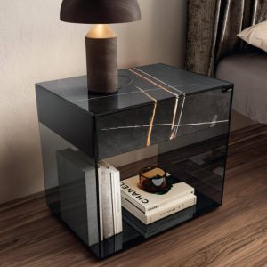 Mesita noche Upglass